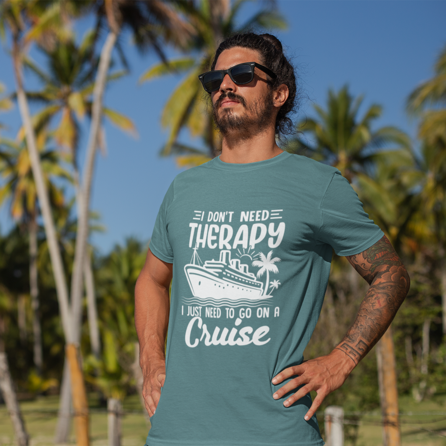 Don't need Therapy Unisex organic cotton t-shirt - Dark colors