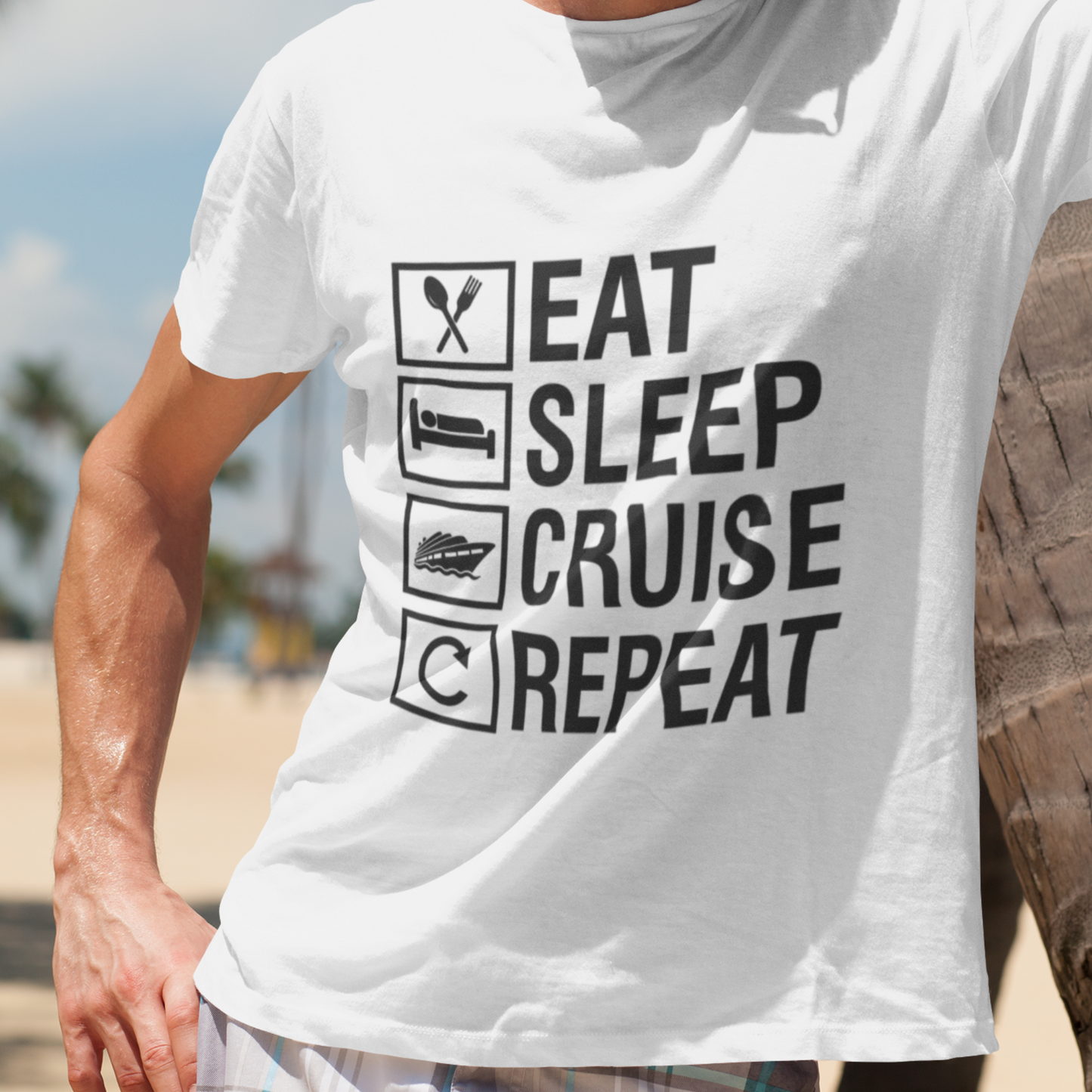 Cruise Repeat Unisex organic cotton t-shirt - Light colors