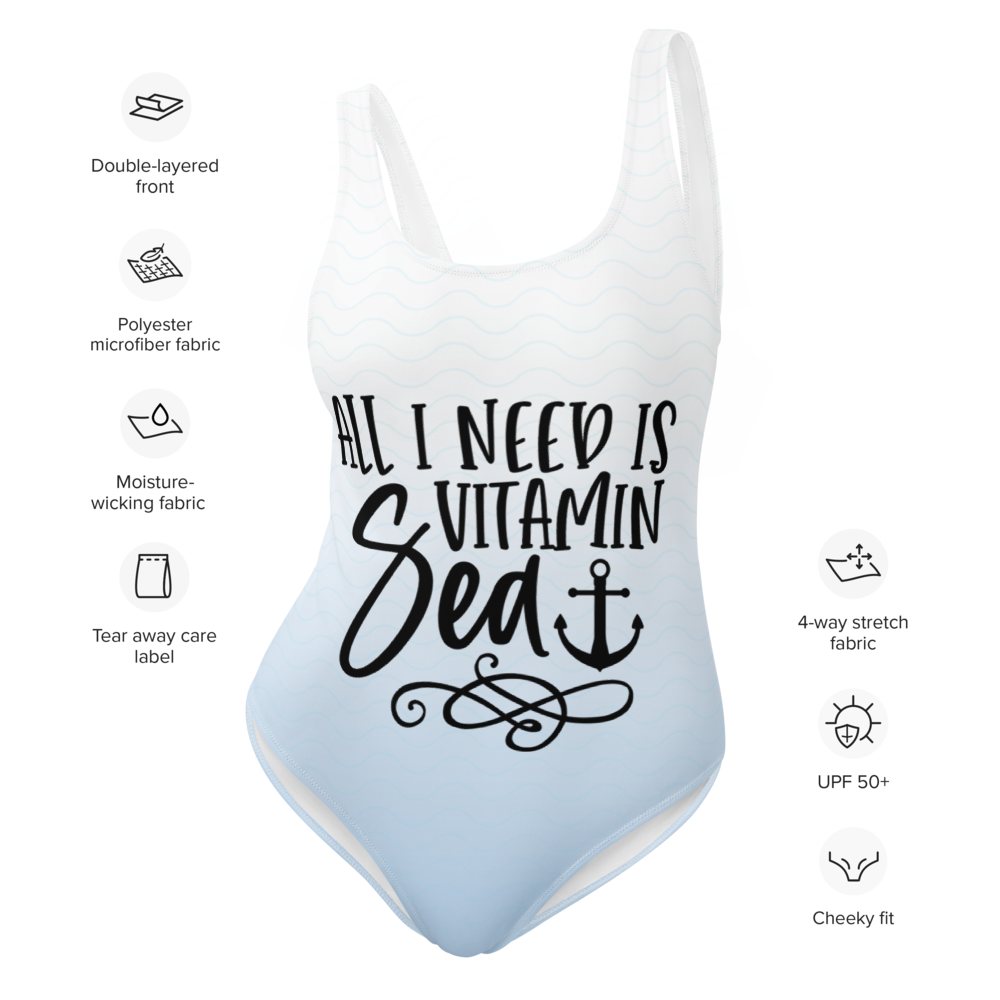 All I Need Vitamin Sea - One-Piece Swimsuit