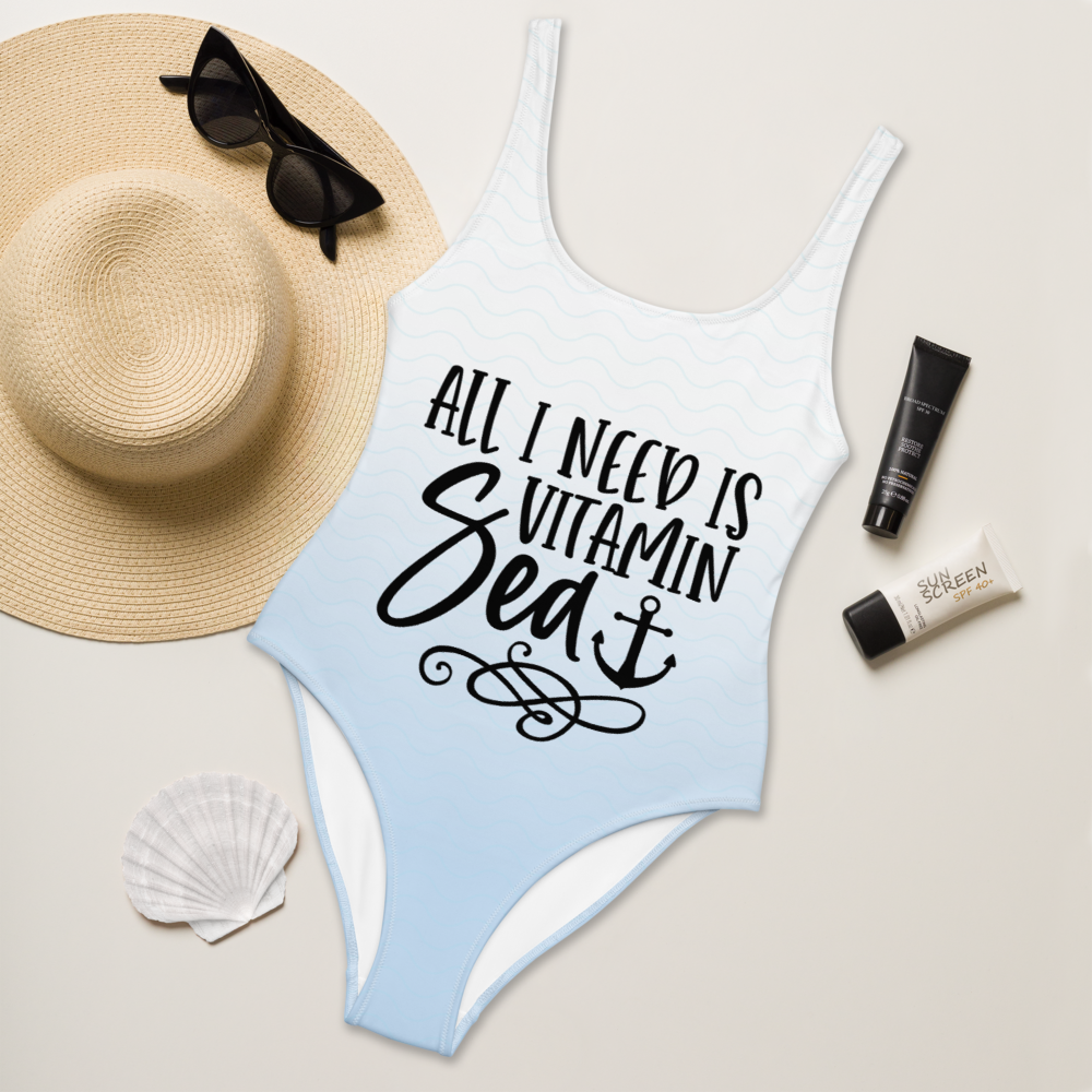 All I Need Vitamin Sea - One-Piece Swimsuit
