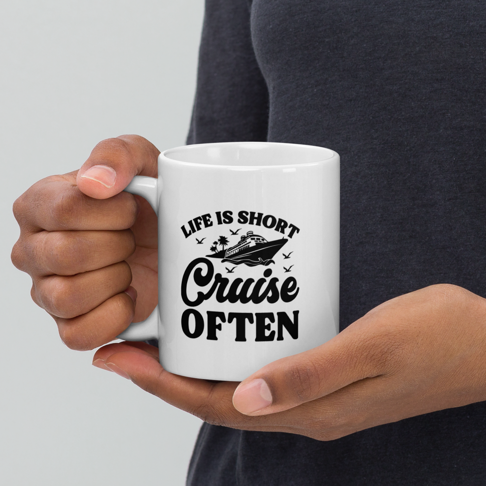 Cruise Often - White Glossy Ceramic Mug