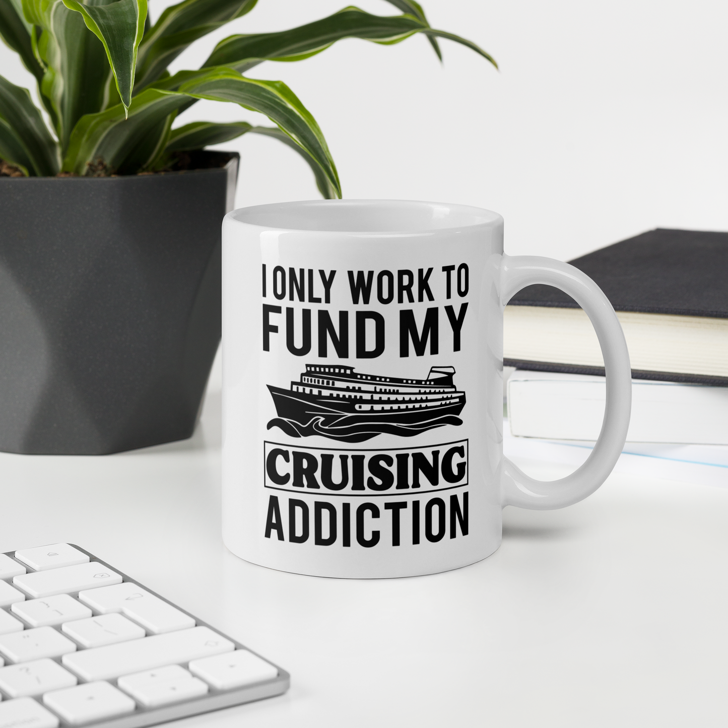 Cruising Addiction - White Glossy Ceramic Mug