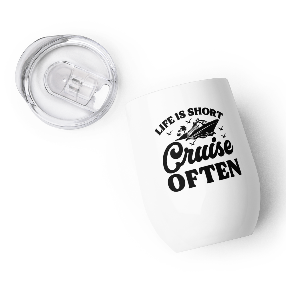 Cruise Often - Stainless Steel Insulated Tumbler – 12oz Travel Mug
