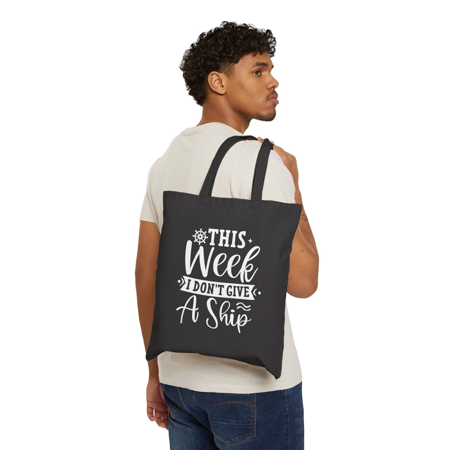 Funny Tote Bag -  I Don't Give A Ship