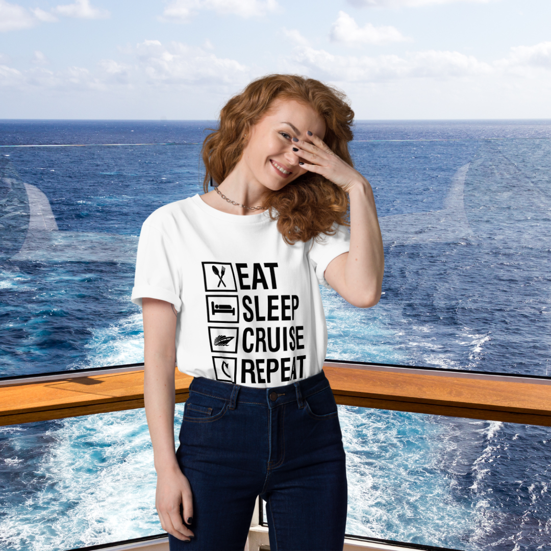 Unisex organic cotton t-shirt - #cruiserepeat