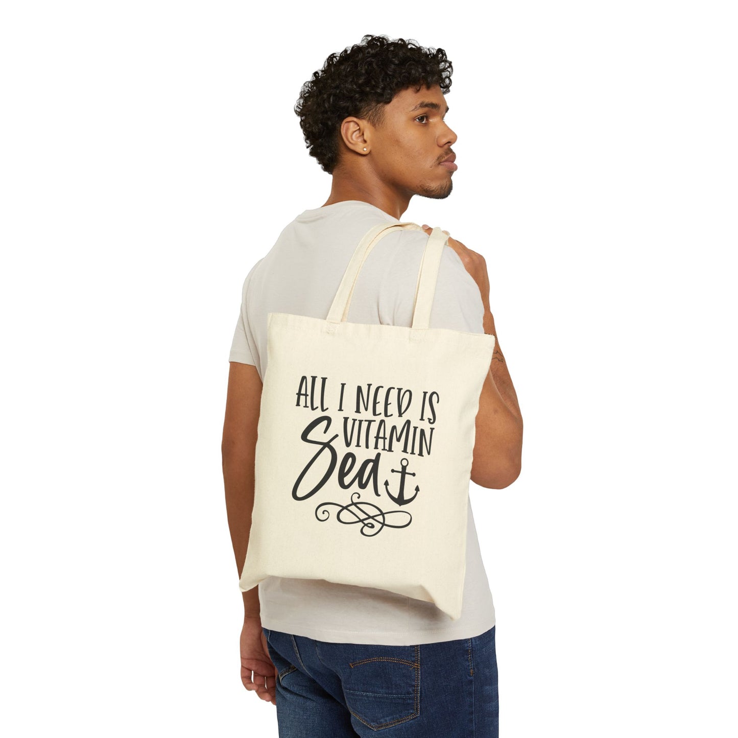 Eco-Friendly Cotton Canvas Tote Bag - Perfect for Shopping, Beach Days & Everyday Use