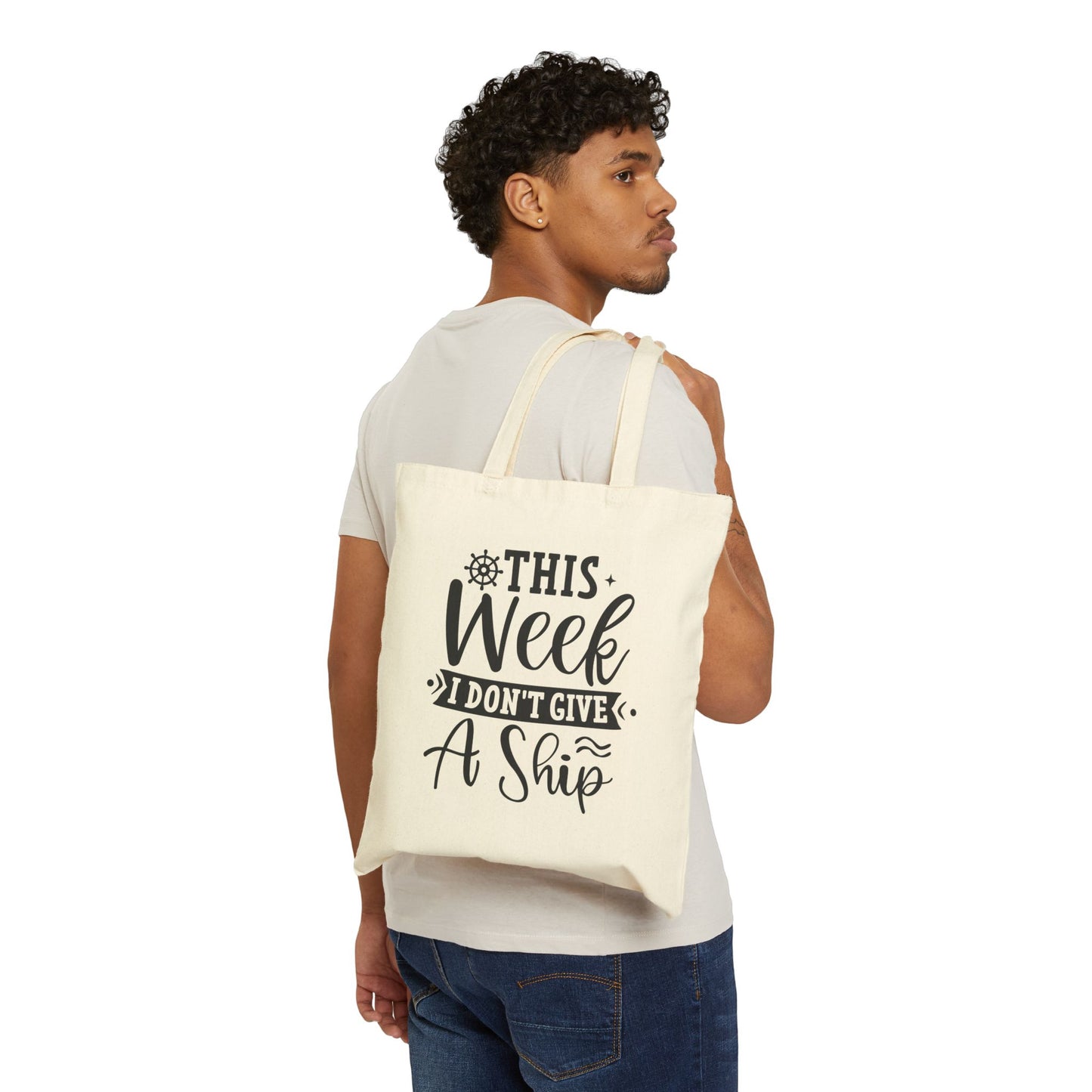 Funny Tote Bag -  I Don't Give A Ship