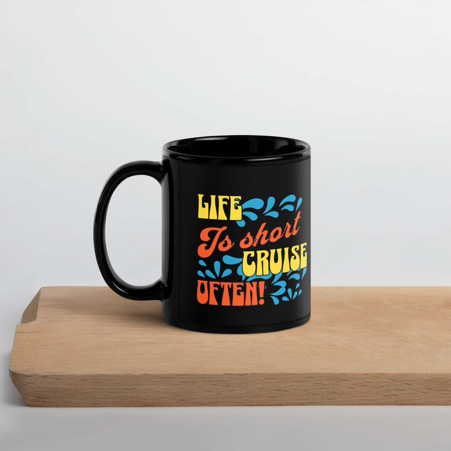 Black Glossy Mug