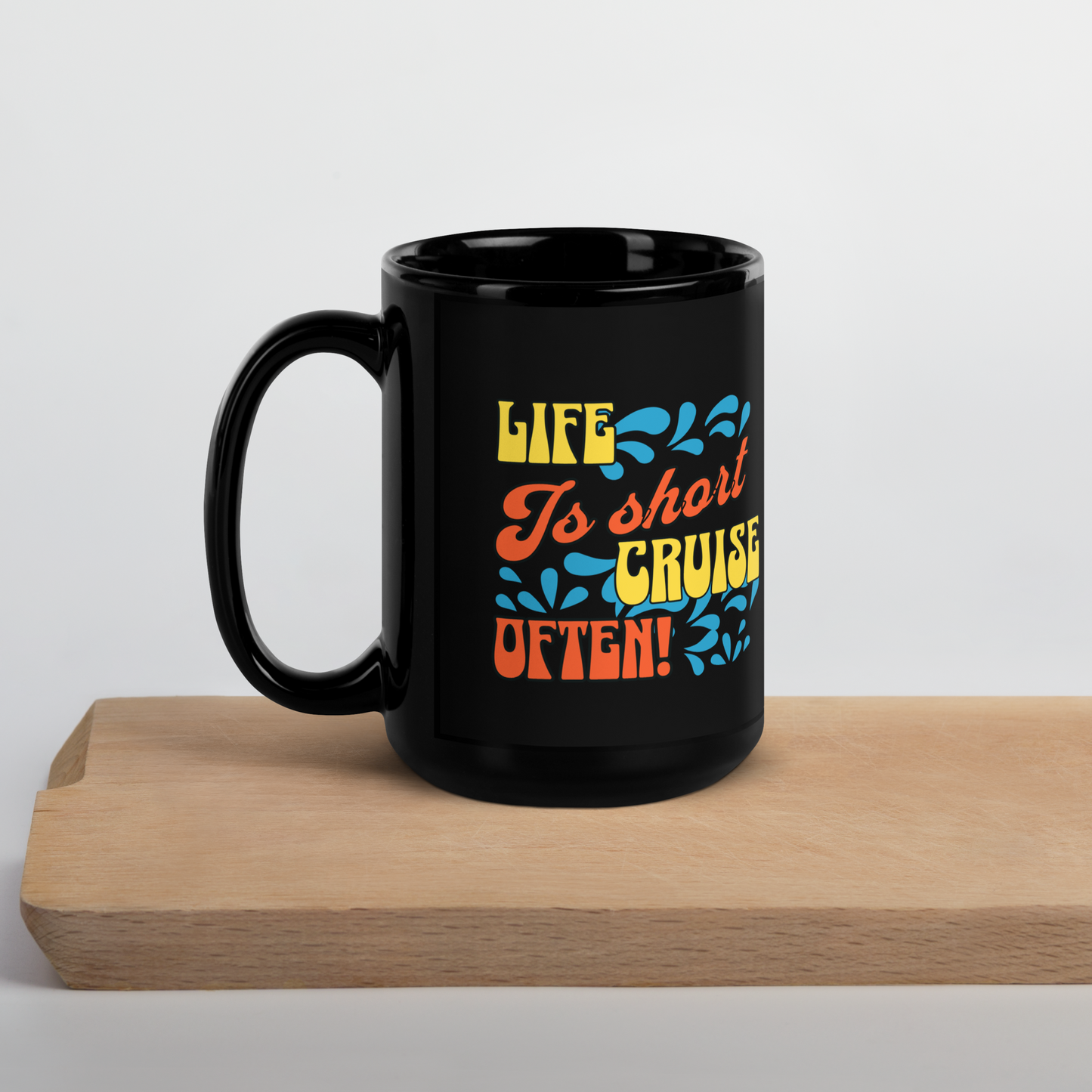 Black Glossy Mug